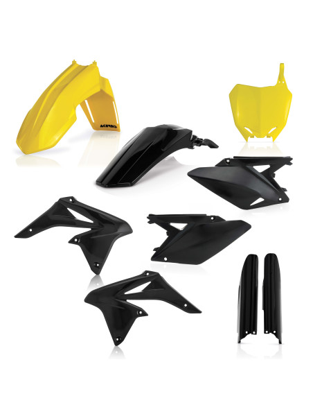 Kit plastiques complet - Jaune - ACERBIS Suzuki 250 RMZ 2010-2017