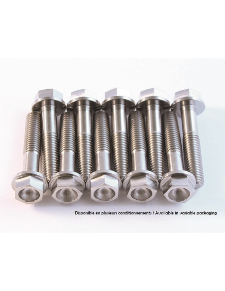 Kit 4 vis titane SCAR M8x30 de té de fourche supérieur KTM 250/300 EXC 2012-2020 250/350/450 EXCF 2012-2020