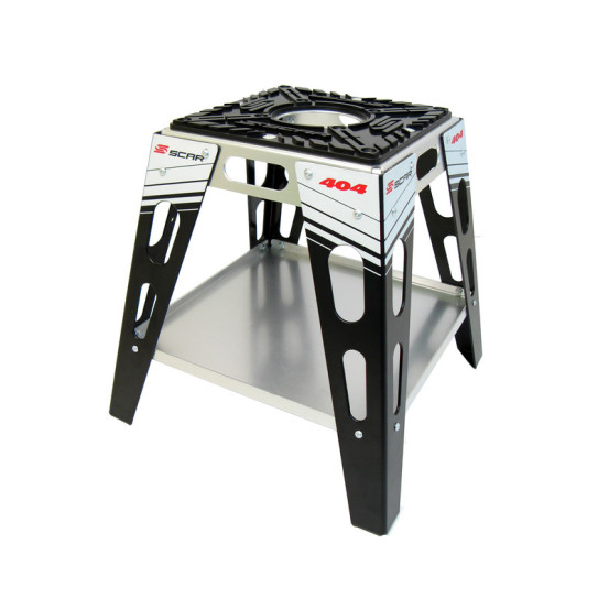 Trepied motocross enduro SCAR MX404 aluminium - Lève moto béquille de stand
