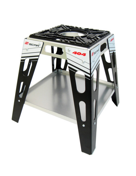 Trepied motocross enduro SCAR MX404 aluminium - Lève moto béquille de stand