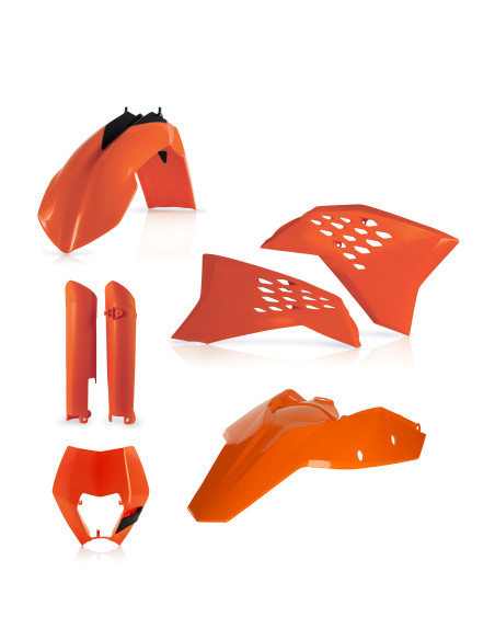 Kit plastiques complet - Orange - ACERBIS KTM 125/200/250/300/380 EXC 250/350/400/450/500/520/525/540 EXCF
