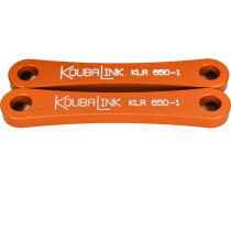 Kit de rabaissement biellette moto KOUBALINK (31.8 mm) orange - KAWASAKI KLR650