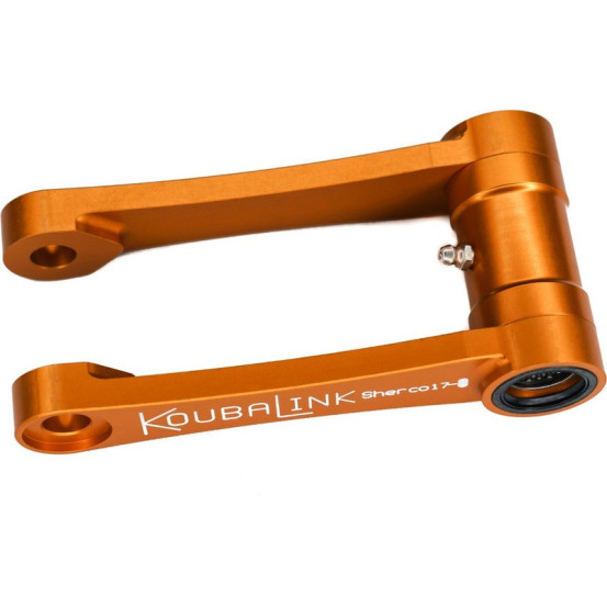Kit de rabaissement biellette moto KOUBALINK (25.4 mm) orange - SHERCO