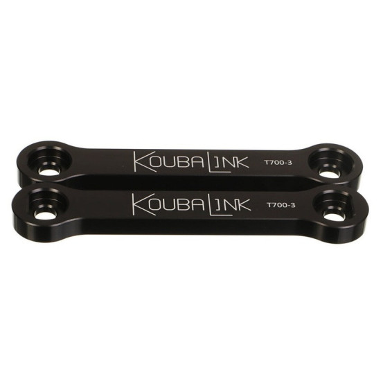 Kit de rabaissement biellette moto KOUBALINK (38.1 mm) noir - YAMAHA Ténéré 700
