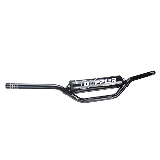Guidon cross Ø22,2mm DOPPLER aluminium Noir (avec mousse)