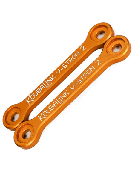 Kit de rabaissement biellette moto KOUBALINK (28.6 mm) or - SUZUKI DL650 - 1000