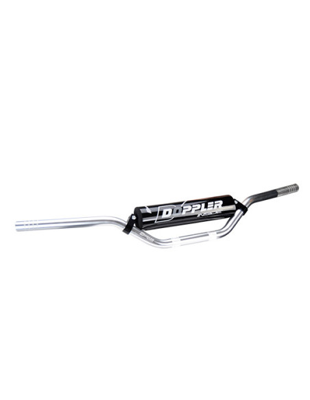 Guidon cross Ø30mm DOPPLER aluminium Argent (avec mousse)