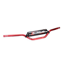 Guidon cross Ø22,2mm DOPPLER aluminium Rouge (avec mousse)