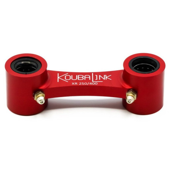 Kit de rabaissement biellette moto KOUBALINK (25.4 mm) rouge - HONDA XR250R - 400R