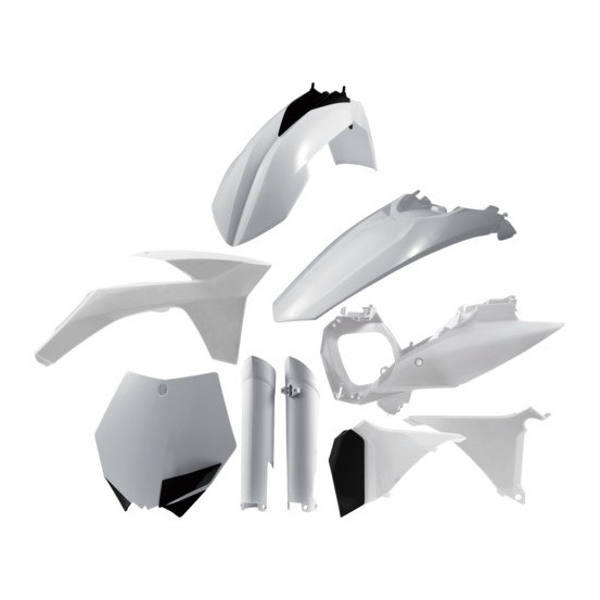 Kit plastiques complet - Blanc - ACERBIS KTM 125/150/250 SX 2011