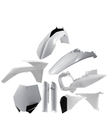 Kit plastiques complet - Blanc - ACERBIS KTM 125/150/250 SX 2011