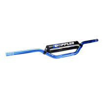 Guidon cross Ø22,2mm DOPPLER aluminium Bleu (avec mousse)