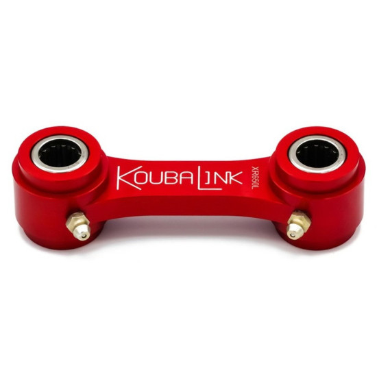 Kit de rabaissement biellette moto KOUBALINK (44.5 mm) rouge - HONDA XR650L
