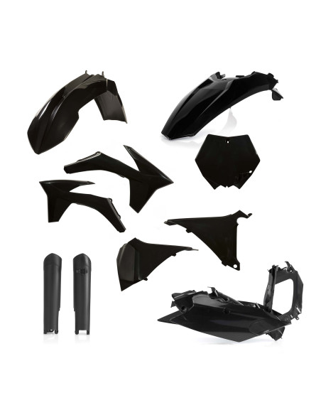 Kit plastiques complet - Noir - ACERBIS KTM 125/150/250 SX 2011