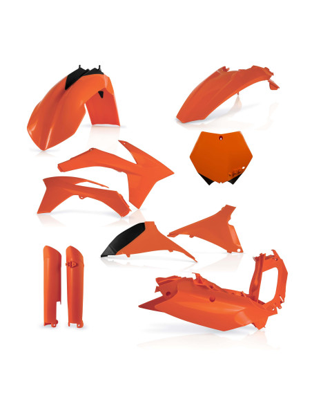 Kit plastiques complet - Orange - ACERBIS KTM 125/150/250 SX 2012 250/450/505 SXF 2011-2012