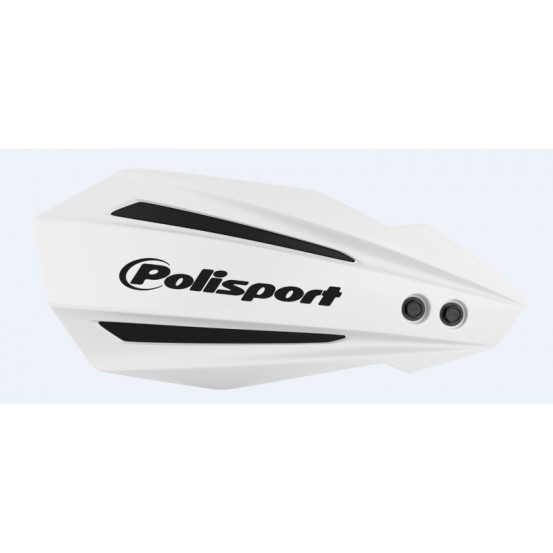 Protège-mains - Blanc Noir - POLISPORT MX BULLIT HONDA CRF-R