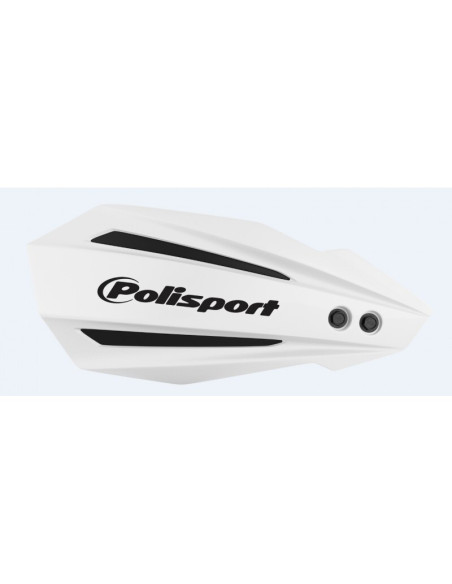 Protège-mains - Blanc Noir - POLISPORT MX BULLIT HONDA CRF-R