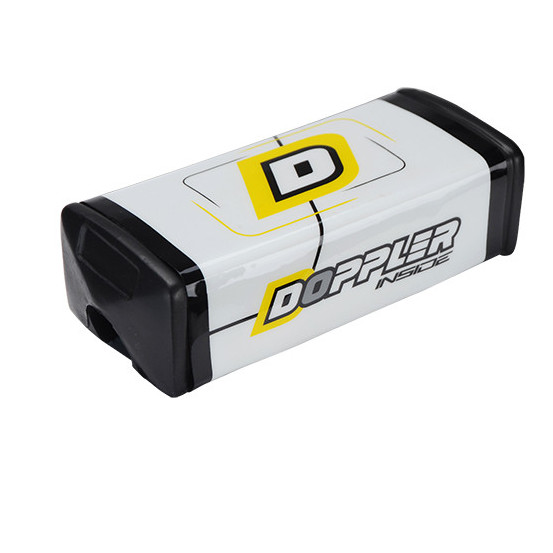 Mousse de guidon DOPPLER Oversize Blanc / Jaune
