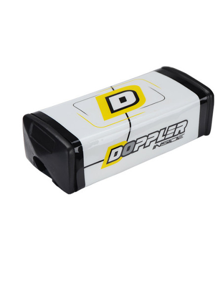 Mousse de guidon DOPPLER Oversize Blanc / Jaune