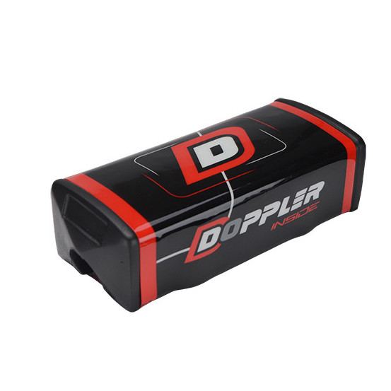 Mousse de guidon DOPPLER Oversize Noir / Rouge