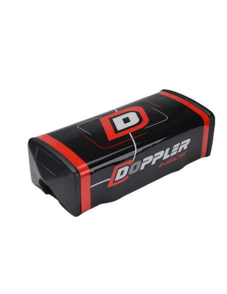 Mousse de guidon DOPPLER Oversize Noir / Rouge
