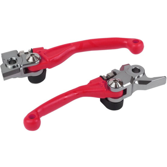 Jeu de leviers - Rouge - POLISPORT Pivot Incassable APT Honda 125 250 CR 2004-2007