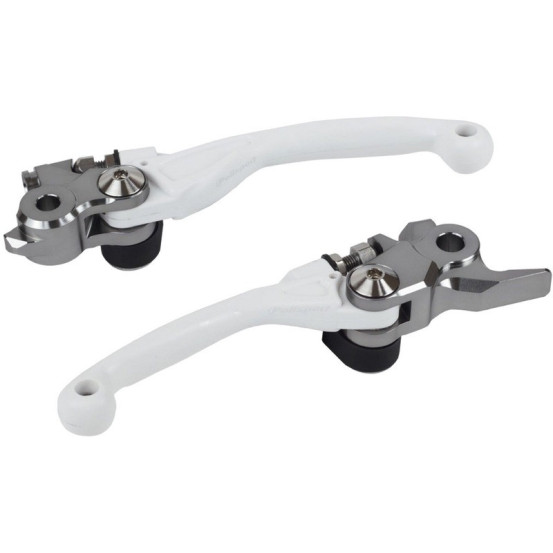 Jeu de leviers - Blanc - POLISPORT Pivot Incassable APT Honda 450 CRF-R 2021-2026