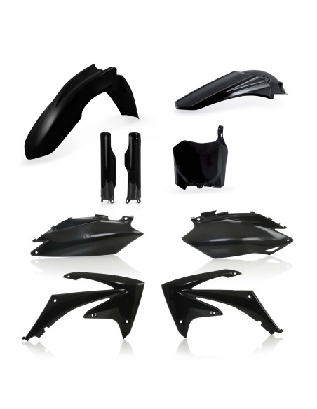 Kit plastiques complet - Noir - ACERBIS Honda 250 CRF-R 2011-2013 450 CRF-R 2011-2012