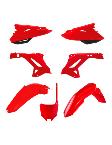 Kit plastiques - Rouge - POLISPORT Restylé 2022 HONDA 125 250 CR 2002-2007