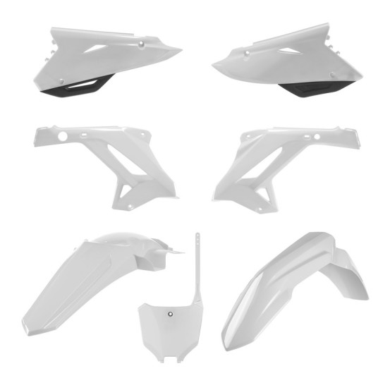 Kit plastique - Blanc - POLISPORT MX Restylé 125 250 CR 2002-2007