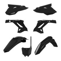 Kit plastiques - Noir - POLISPORT Restylé 2022 HONDA 125 250 CR 2002-2007