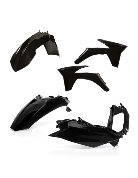 Kit plastiques - Noir - ACERBIS KTM 125/200/250/300 EXC 2012-2013 250/350/400/450/500 EXCF 2012-2013