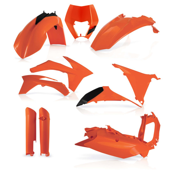 Kit plastiques complet - Orange - ACERBIS KTM 125/200/250/300/380 EXC 2012-2013 250/350/400/450/500/520540 EXCF 2012-2013