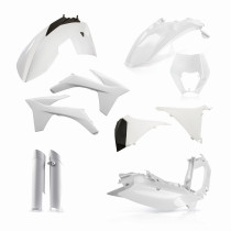 Kit plastiques complet - Blanc - ACERBIS KTM 125/200/250/300/380 EXC 2012-2013 250/350/400/450/500/520540 EXCF 2012-2013