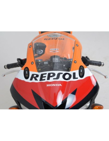 Caches orifices rétroviseur R&G RACING universel - HONDA