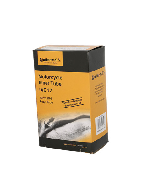 Chambre a air CONTINENTAL Moto 110/80-17 110/90-17 120/80-17 130/70-17 3,25-17 3,50-17 Valve TR4
