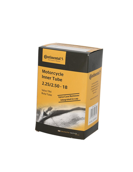 Chambre a air CONTINENTAL Moto 2,25-18 2,50-18 Valve TR4