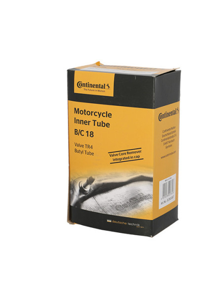 Chambre a air CONTINENTAL Moto 2,50-18 2,75-18 80/90-18 Valve TR4