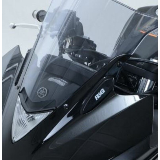 Caches orifices rétroviseur R&G RACING - noir - YAMAHA YZF-R3