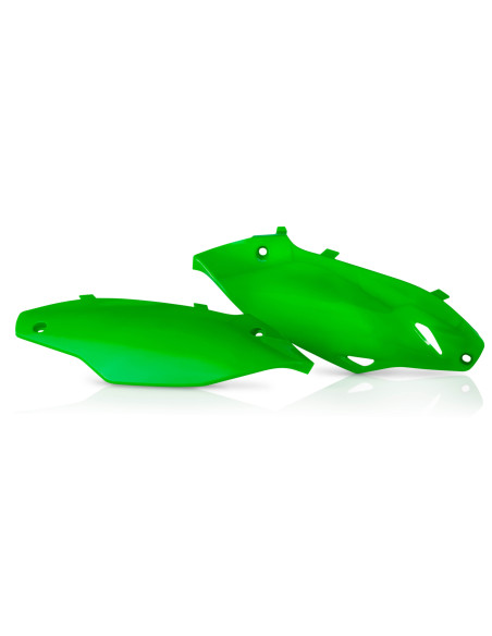 Plaques latérales - Vert Fluo - ACERBIS Kawasaki 250 KXF 2013-2016 450 KXF 2012-2015