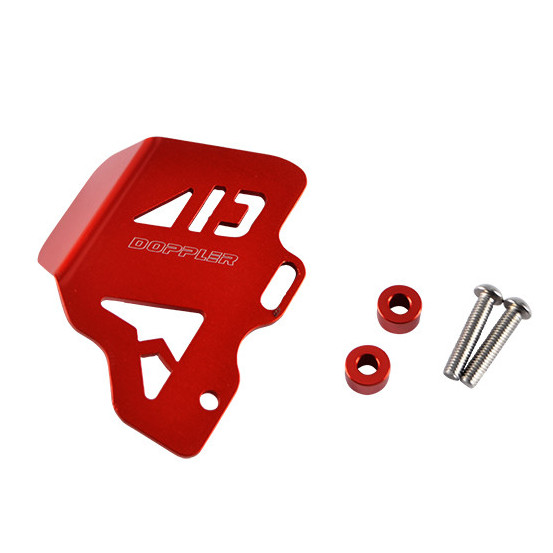 Platine de protection maître cylindre de frein arrière DOPPLER Rouge
