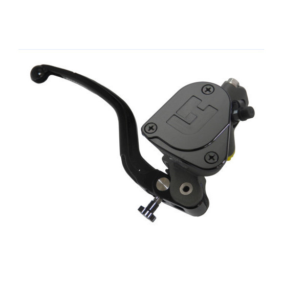 Maitre cylindre de frein radial avec réservoir intégré 19x18 ACCOSSATO - Levier fixe long RST + couvercle noirs