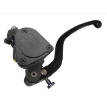 Maitre cylindre d'embrayage radial avec réservoir intégré 16x16 ACCOSSATO - Levier fixe long RST + couvercle noirs