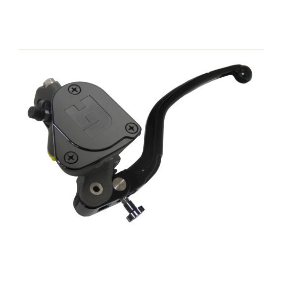 Maitre cylindre d'embrayage radial avec réservoir intégré 16x16 ACCOSSATO - Levier fixe long RST + couvercle noirs