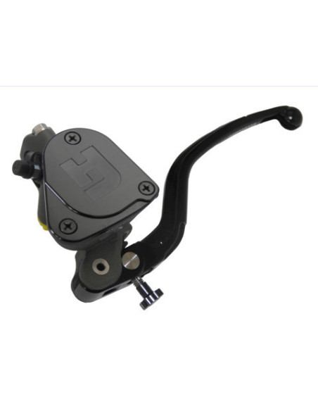Maitre cylindre d'embrayage radial avec réservoir intégré 16x16 ACCOSSATO - Levier fixe long RST + couvercle noirs