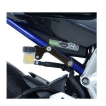 Cache orifice repose-pieds R&G 700 MT-07 2014 - Noir