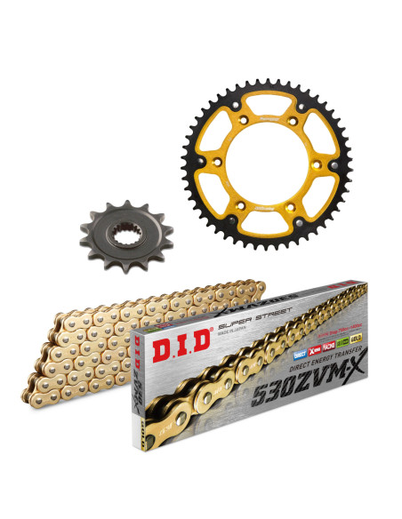 Kit chaine type origine 530 Stealth DID-SUPERSPROX - YAMAHA 1700 MT01 2005-12
