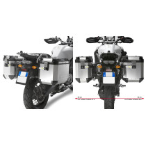 Supports valises Givi Monokey Trekker Outback PL2119CAM Yamaha 1200 XTZ 2010-2020