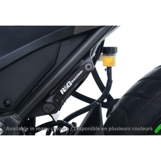 Kit suppression repose-pieds arrière & support d'échappement R&G RACING noir - BMW S1000R