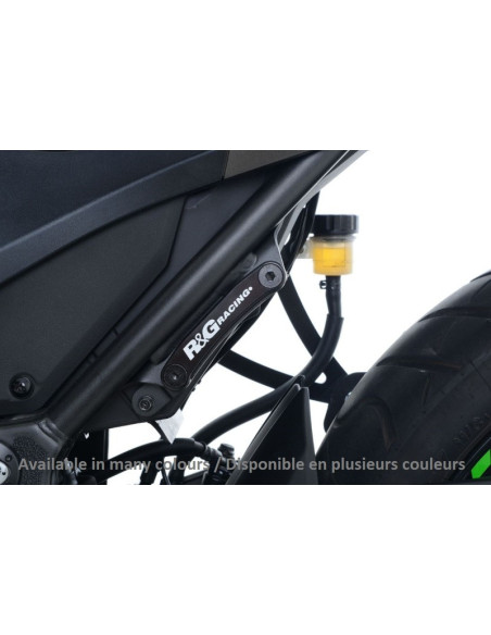 Kit suppression repose-pieds arrière & support d'échappement R&G RACING noir - BMW S1000R